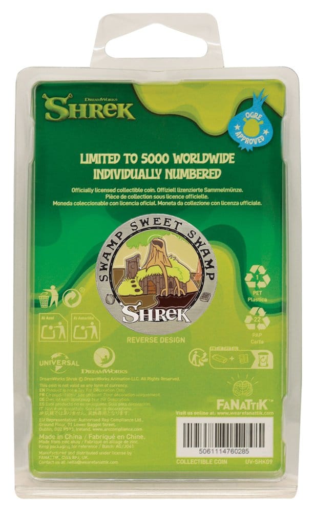Shrek Collectable Coin Swamp Sweet Swamp Limited Edition