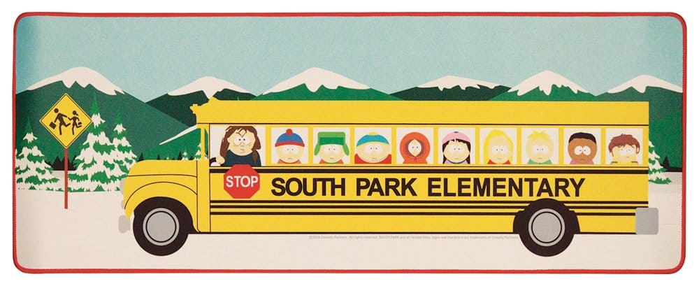 South Park Desk Pad & Coaster Set Elementary School Bus