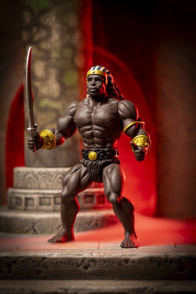 The Savage World of Frazetta Action Figure Set Egyptian Queen & The Guard (Museum Edition) 14 cm