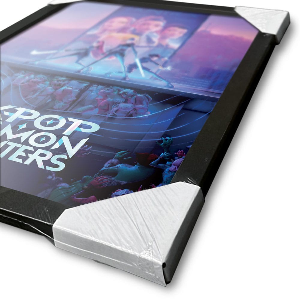 KPop Demon Hunters Collector Print Framed Poster Movie Key Art