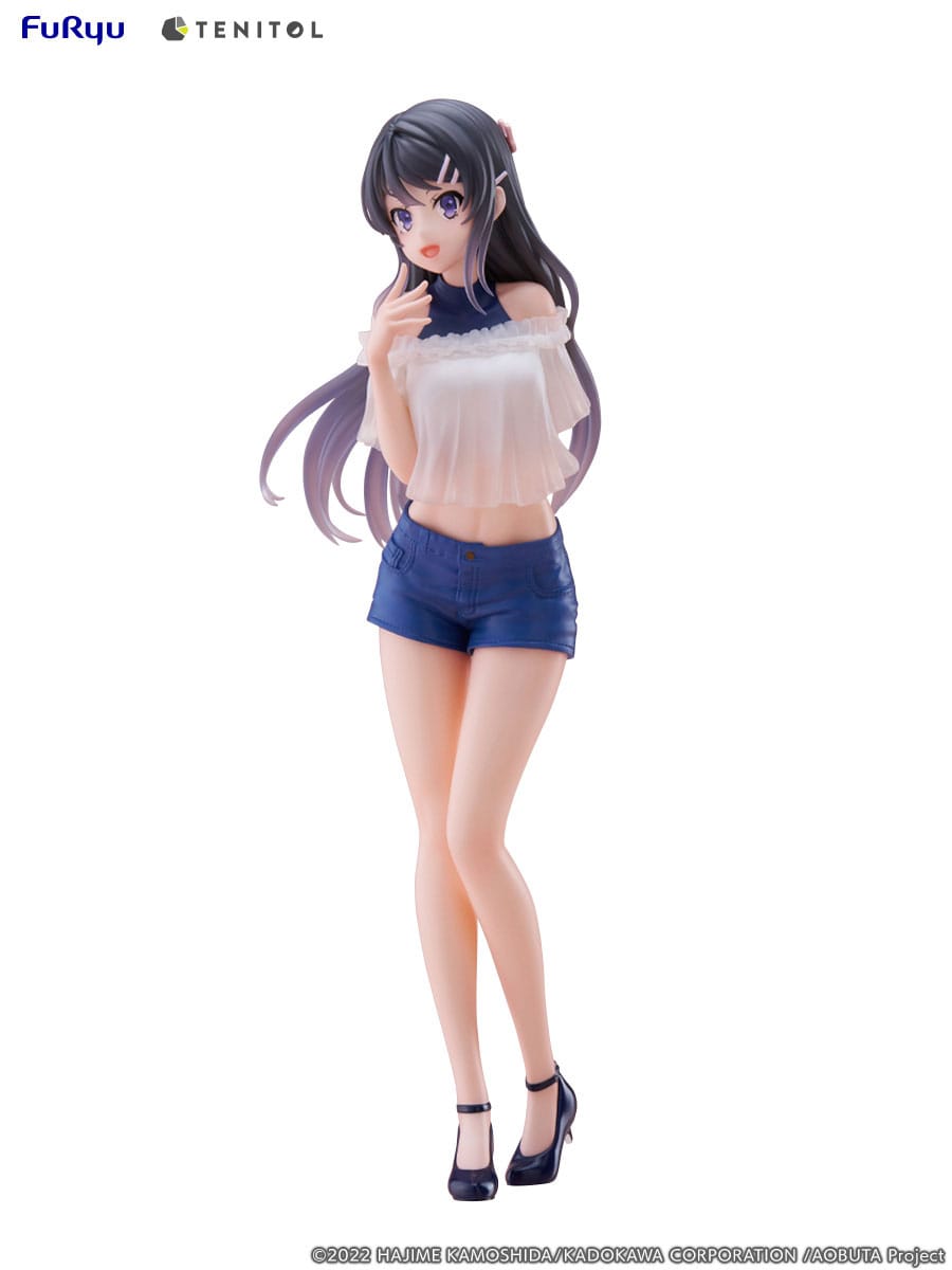 Rascal Does Not Dream of Bunny Girl Senpai Tenitol PVC Statue Mai Sakurajima 29 cm