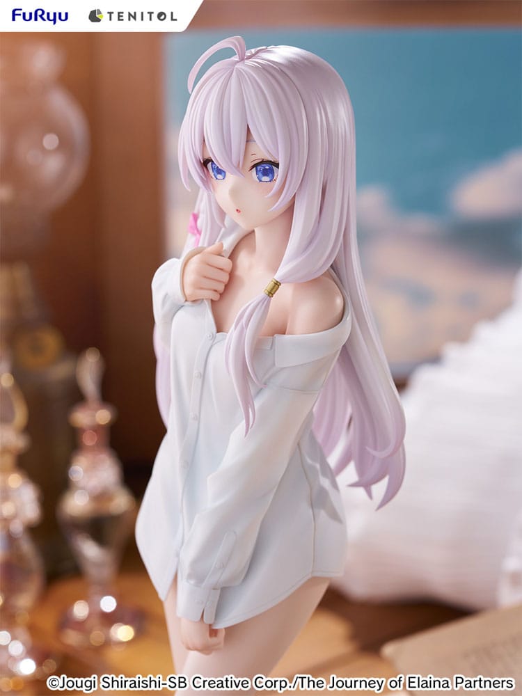 Wandering Witch: The Journey of Elaina Tenitol Tall PVC Statue Elaina Shirt Ver. 30 cm
