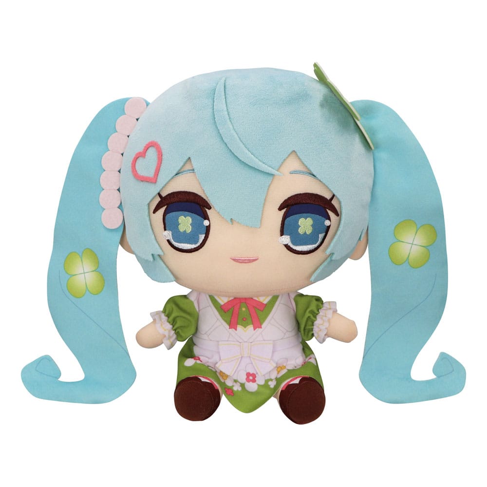 Hatsune Miku Kyurumaru Big Plush Figure Clover 26 cm