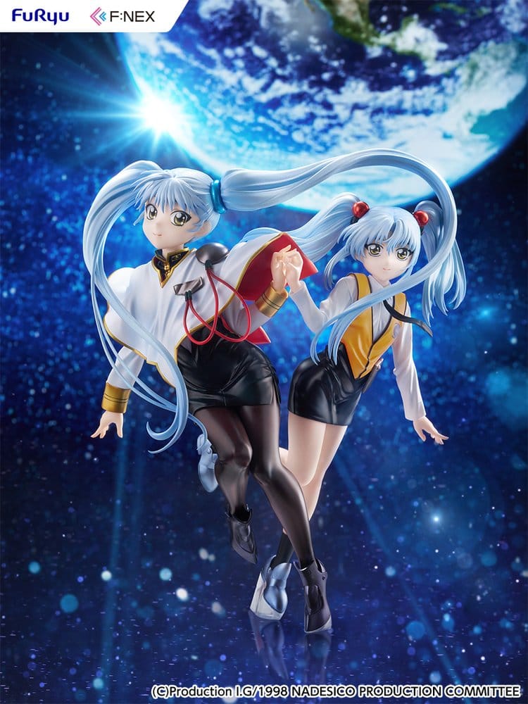 Nadesico the Movie The Prince of Darkness PVC Figure 1/7 Ruri Hoshino double ruriruri Ver. 22 cm