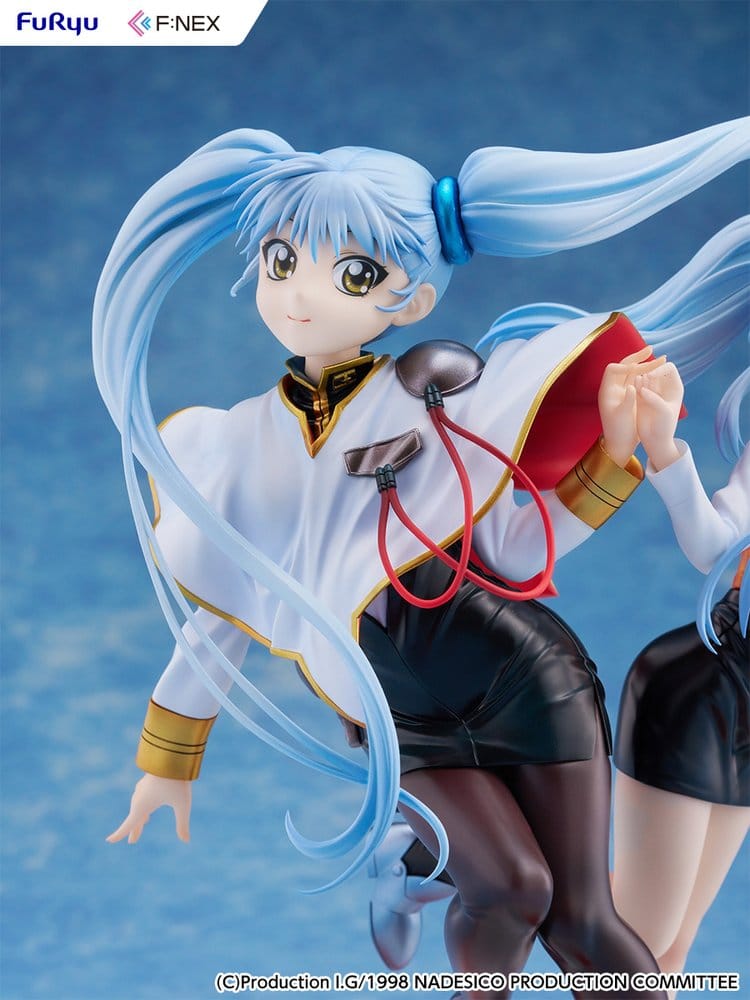 Nadesico the Movie The Prince of Darkness PVC Figure 1/7 Ruri Hoshino double ruriruri Ver. 22 cm