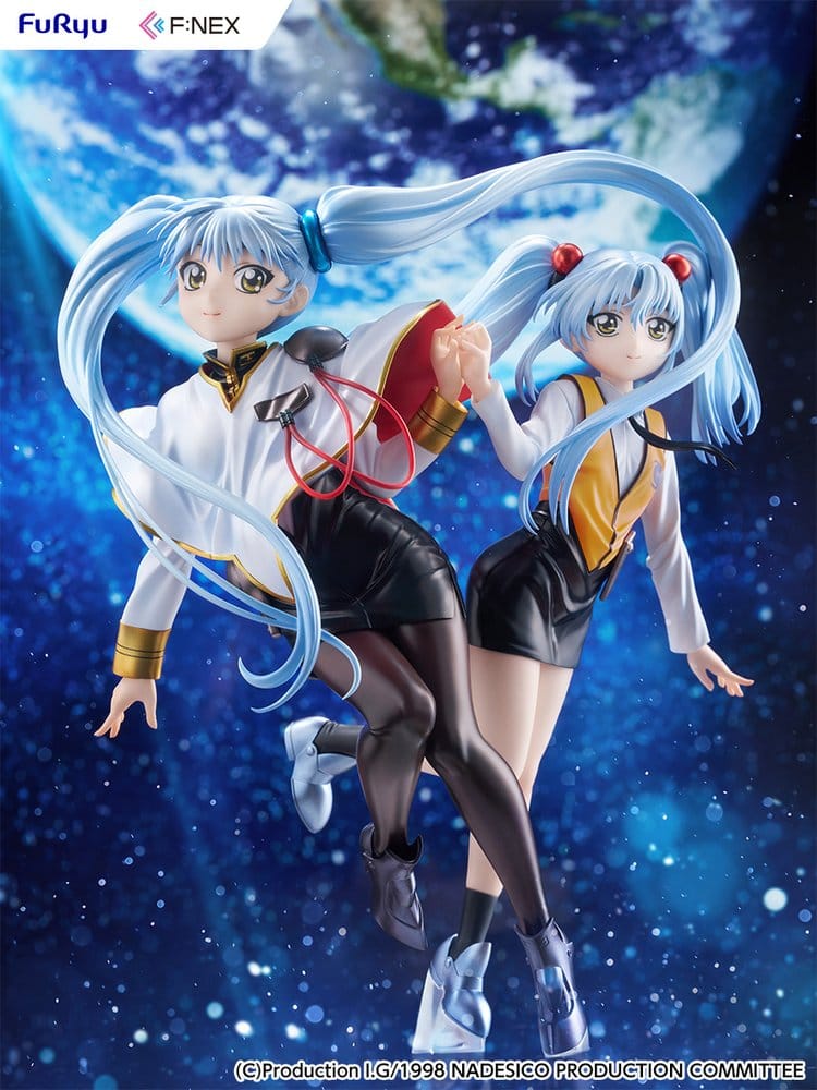 Nadesico the Movie The Prince of Darkness PVC Figure 1/7 Ruri Hoshino double ruriruri Ver. 22 cm