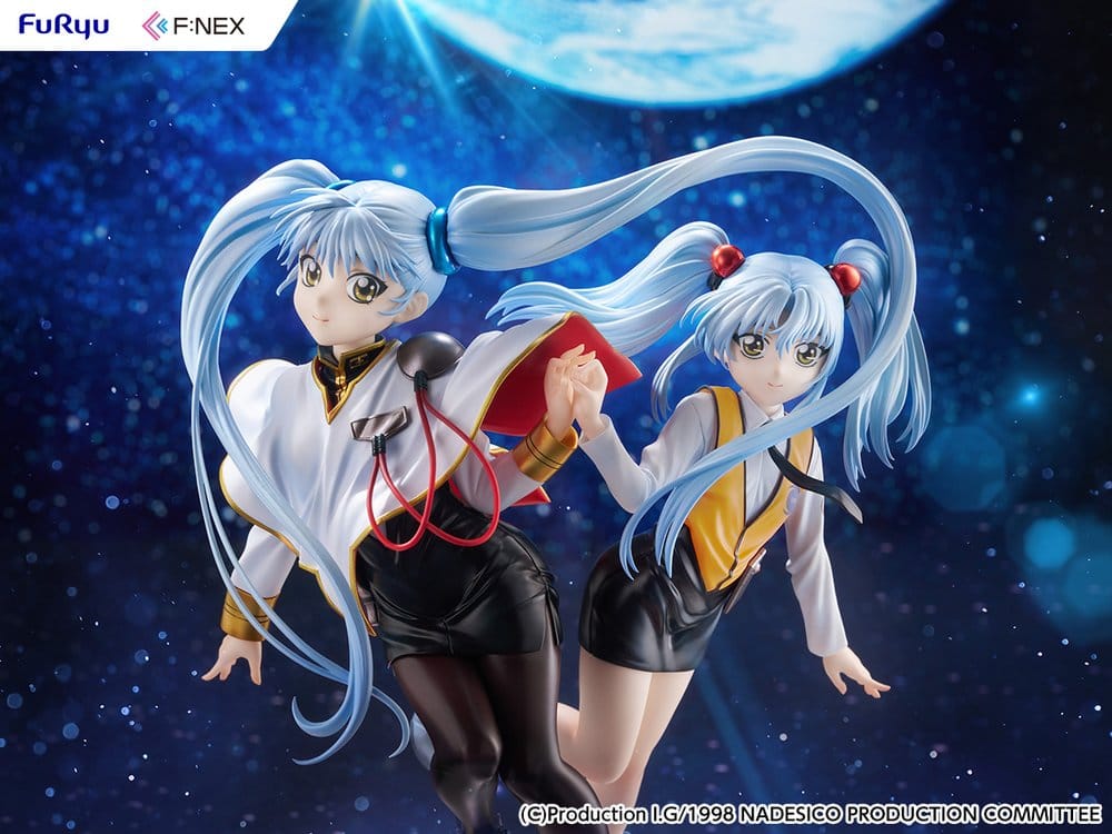 Nadesico the Movie The Prince of Darkness PVC Figure 1/7 Ruri Hoshino double ruriruri Ver. 22 cm