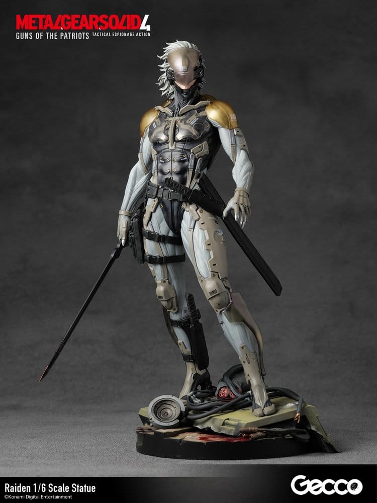 Metal Gear Solid 4 Guns of the Patriots Statue 1/6 Raiden 32 cm