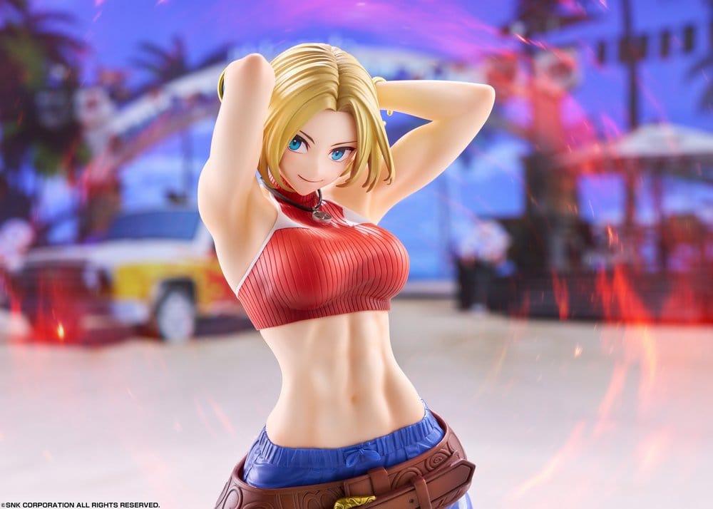 Fighting Girls Collection The King of Fighters XV PVC Figure 1/7 Blue Mary 26 cm