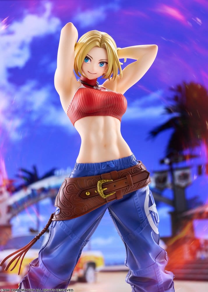 Fighting Girls Collection The King of Fighters XV PVC Figure 1/7 Blue Mary 26 cm