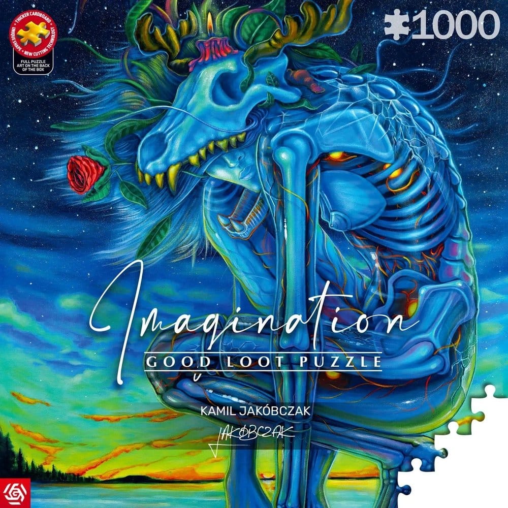 Imagination Series Puzzle Kamil Jakóbczak White Wolf (1000 pieces)