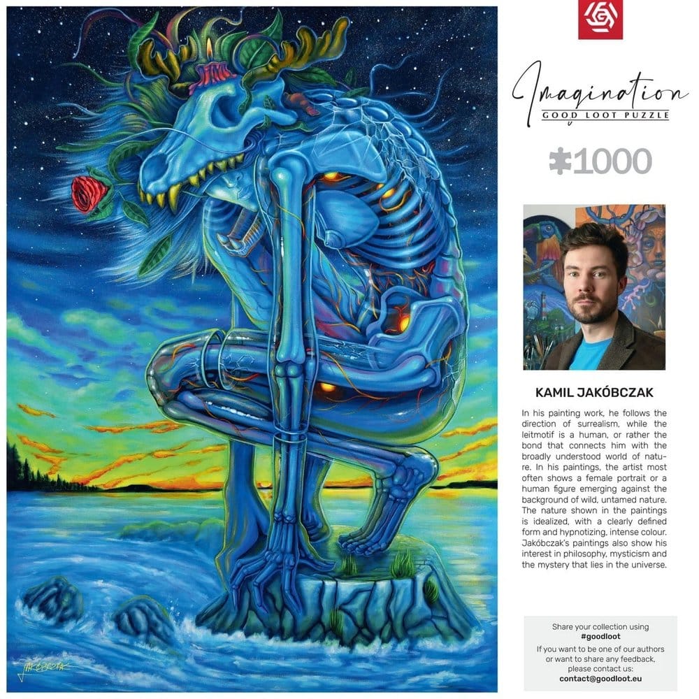 Imagination Series Puzzle Kamil Jakóbczak White Wolf (1000 pieces)