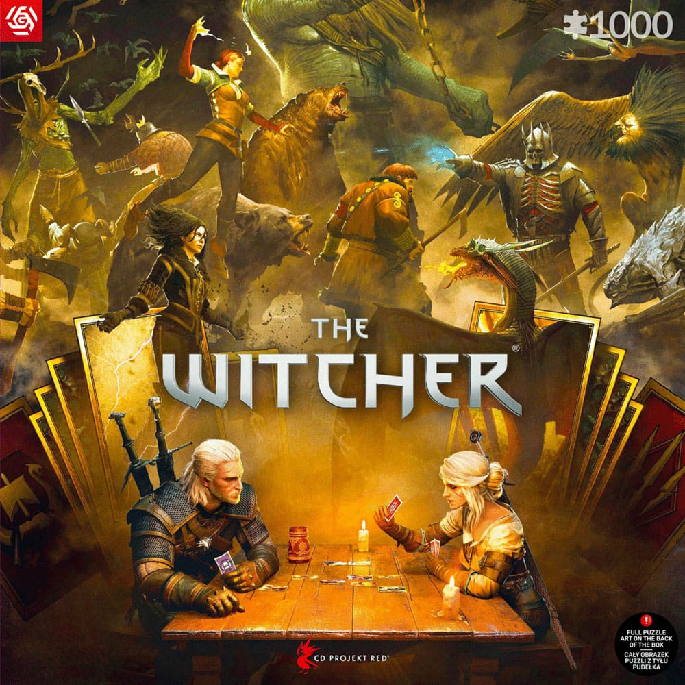 The Witcher Puzzle Playing Gwent (1000 pieces)