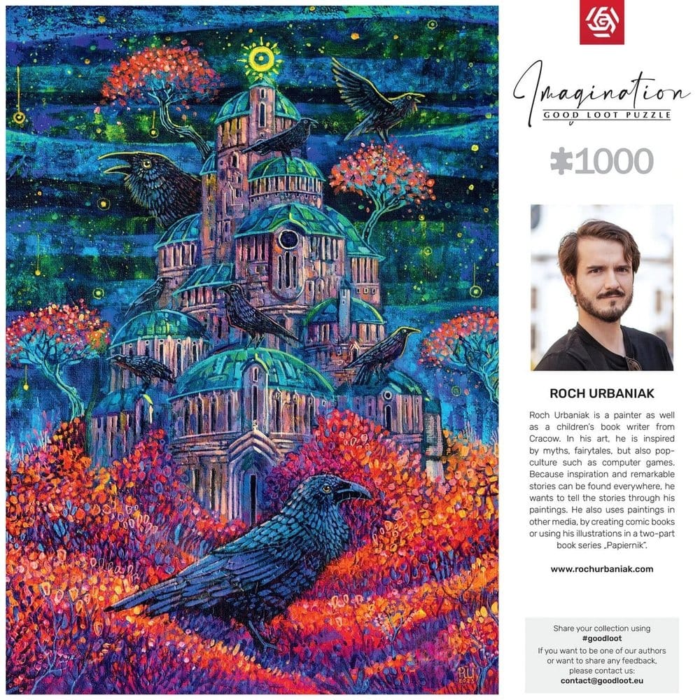 Imagination Series Puzzle Roch Urbaniak Lady Crow's Fortress (1000 pieces)