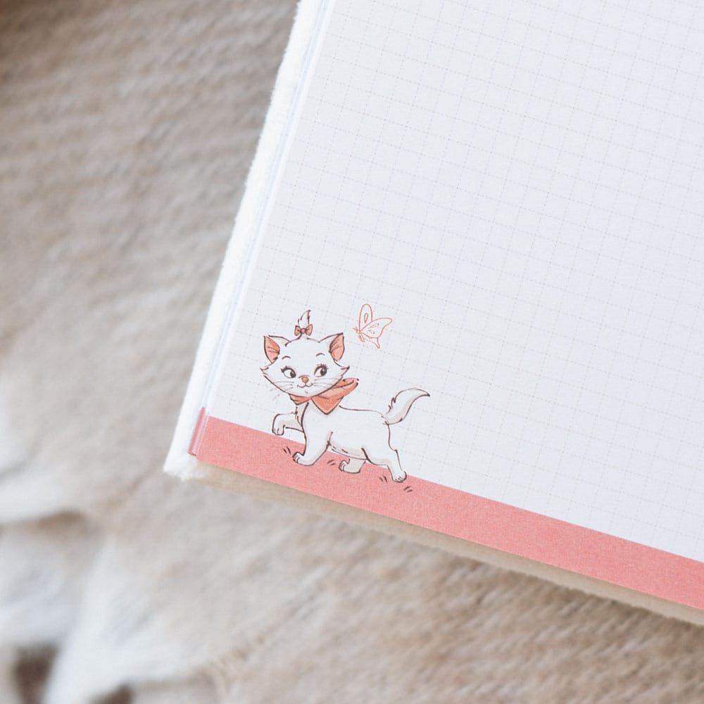 The Aristocats Premium Plush Notebook A5 Hello Marie