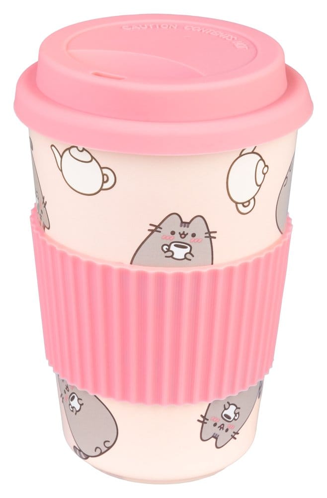 Pusheen Ceramic Mug with Lid 400 ml