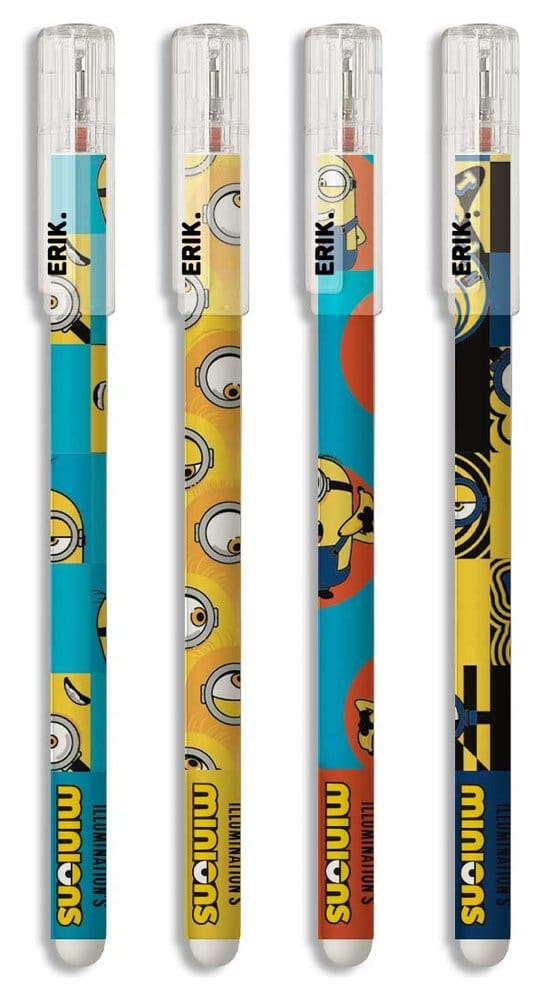 Minions Erasable Pen Set of 4