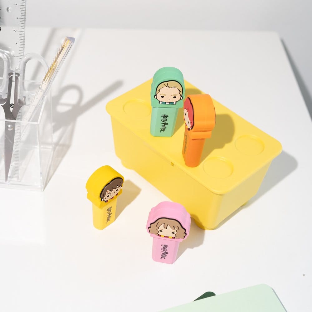 Harry Potter Set of 4 Highlighters with Topper