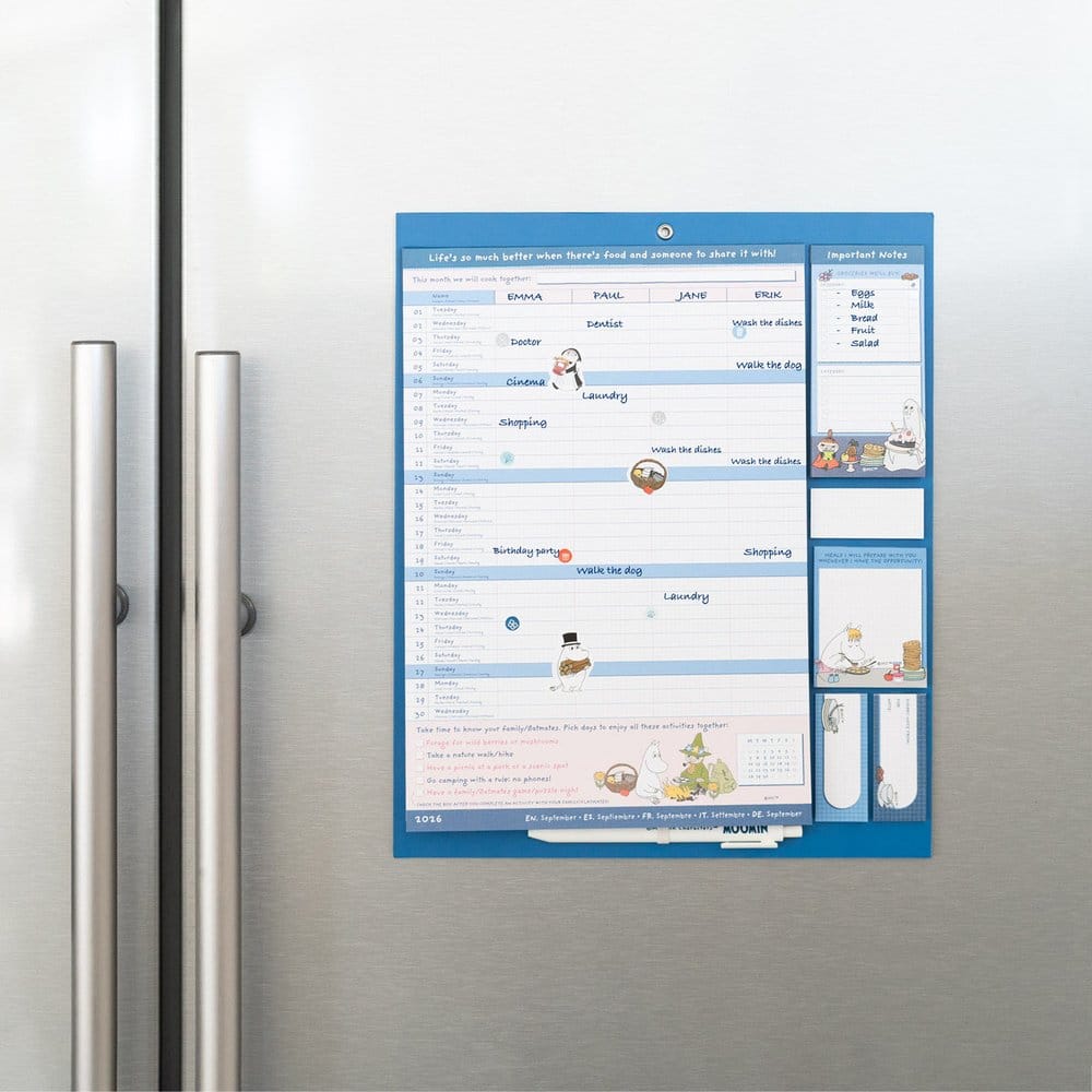 Moomin Magnetic Planner 2026/27 30 x 35 cm