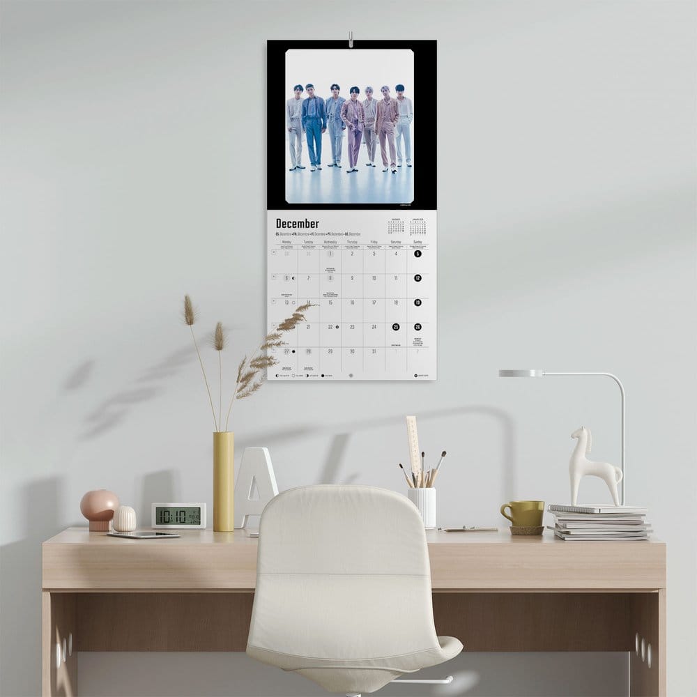 BTS 2027 Wall Calendar 30 x 30 cm
