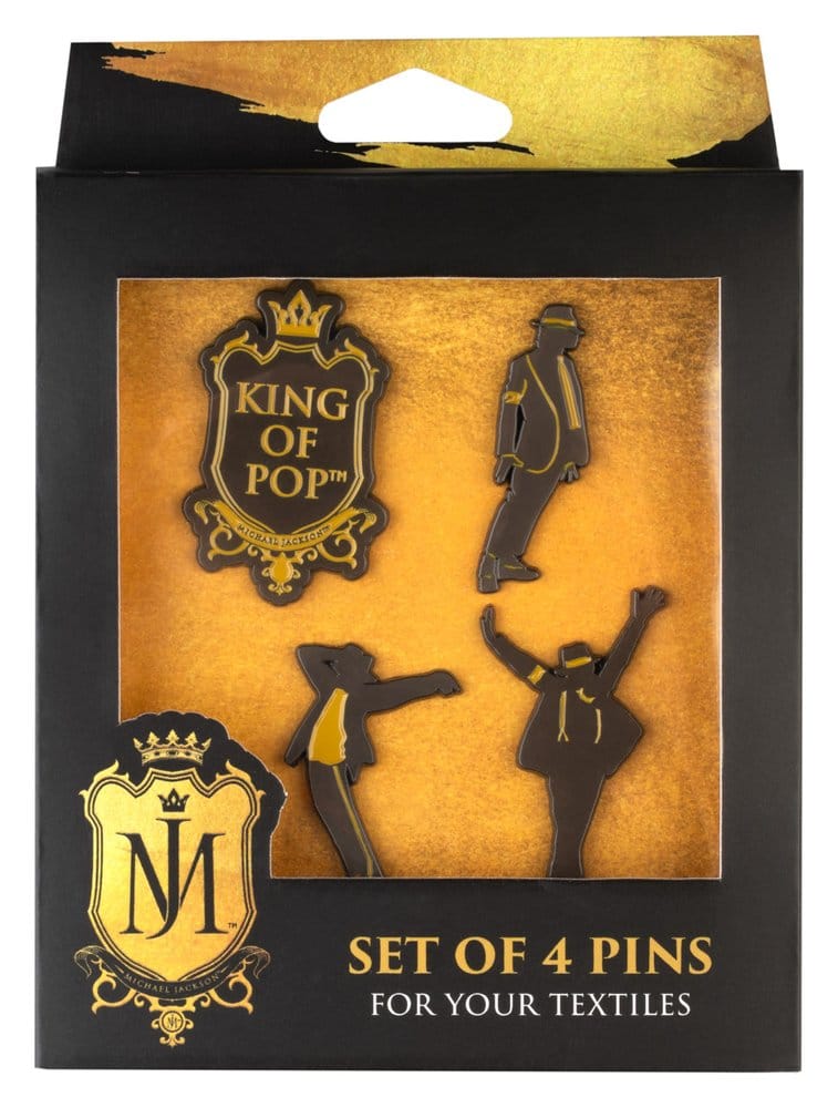 Michael Jackson Pin Badges Set (4)