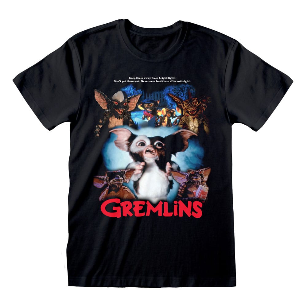 Gremlins T-Shirt Retro Poster Style  Size XL