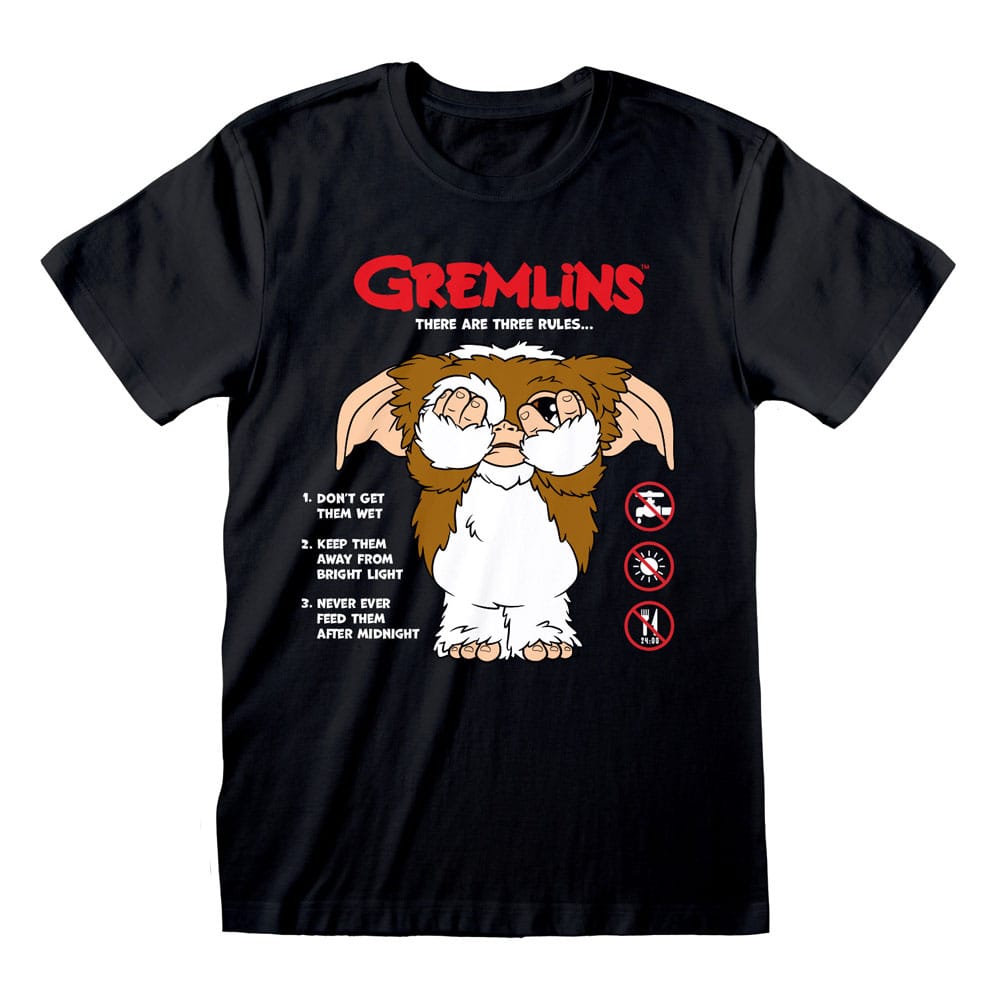 Gremlins T-Shirt The Rules Size M