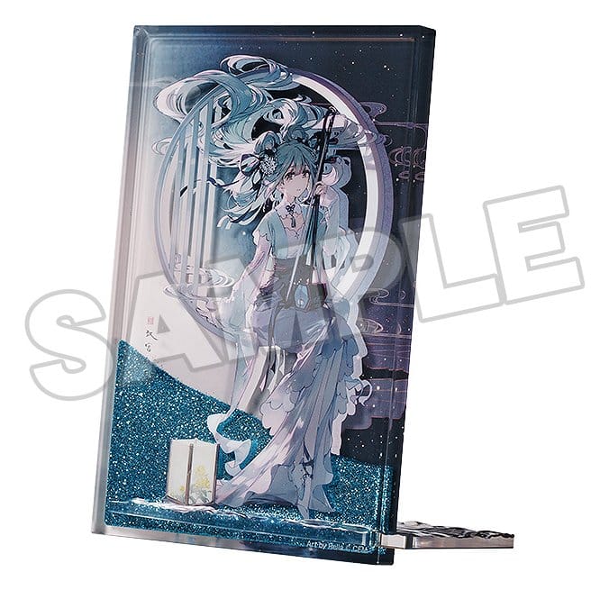 Character Vocal Series 01: Hatsune Miku Glitter Acrylic Block Hatsune Miku Han Gong Qiu Yue Ver. 15 cm