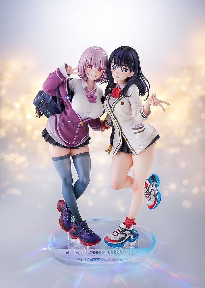 SSSS.Gridman PVC Statues 1/7 2-Pack Rikka Takarada & Akane Shinjo feat. toridamono 22 cm