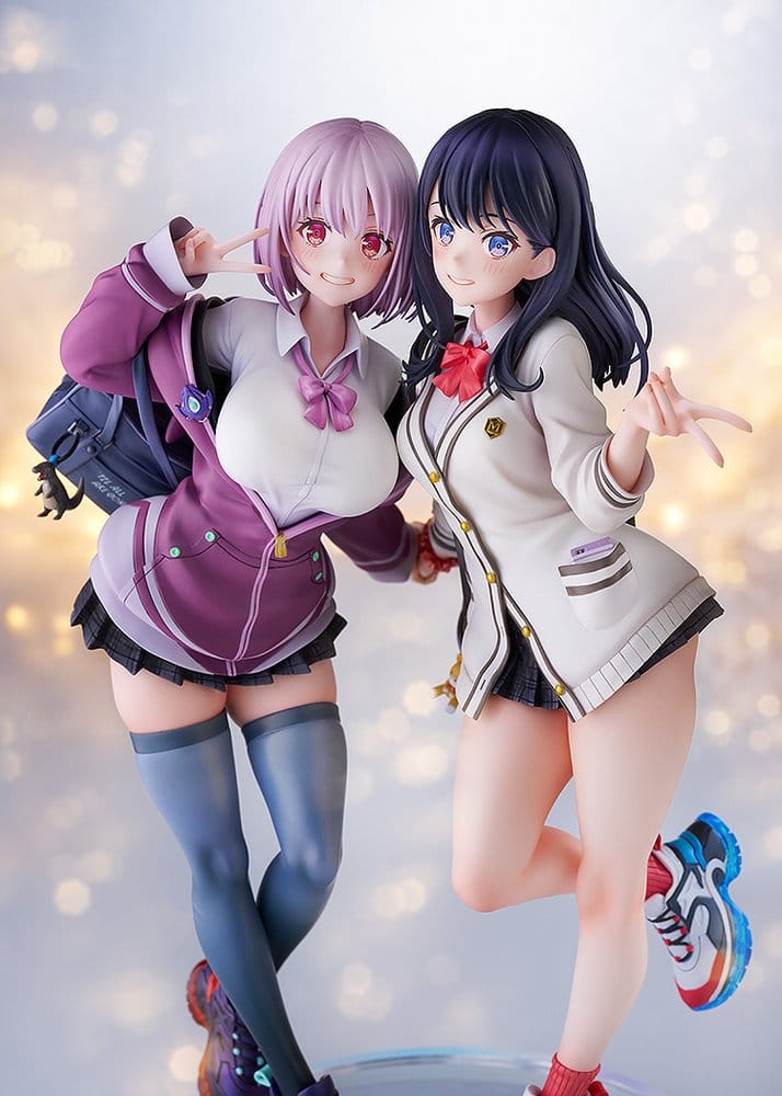 SSSS.Gridman PVC Statues 1/7 2-Pack Rikka Takarada & Akane Shinjo feat. toridamono 22 cm