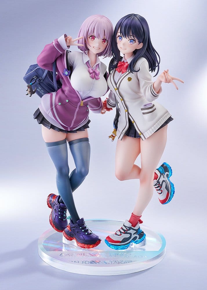 SSSS.Gridman PVC Statues 1/7 2-Pack Rikka Takarada & Akane Shinjo feat. toridamono 22 cm