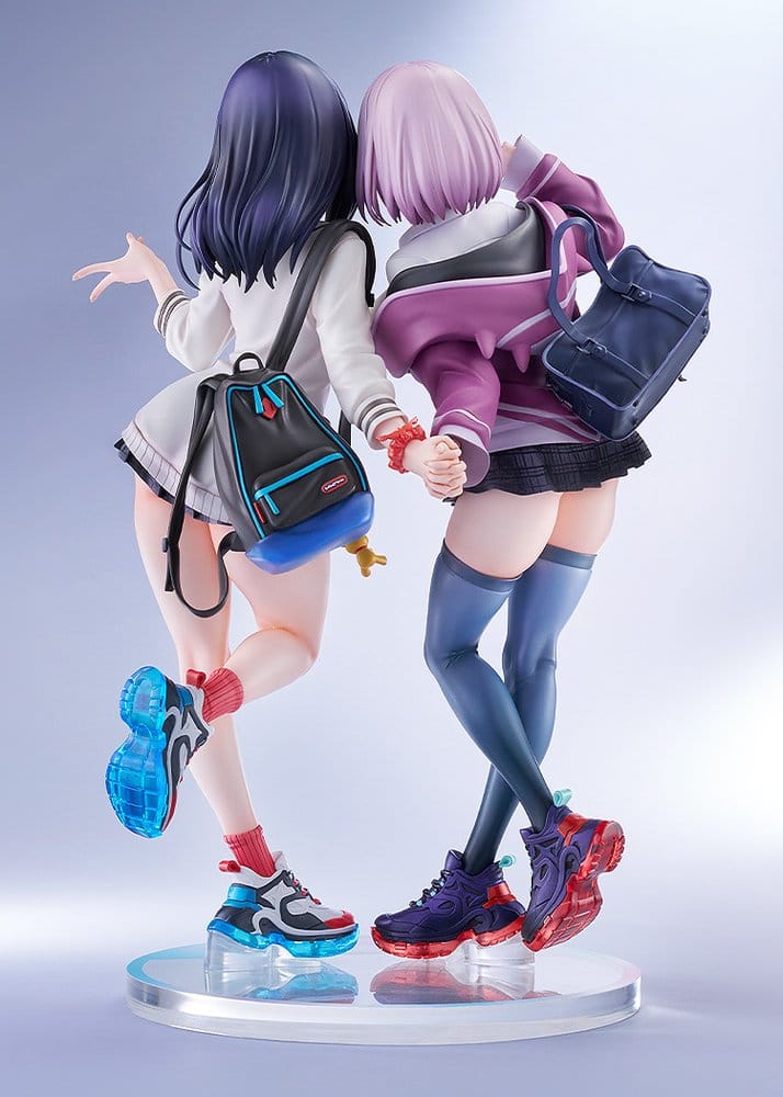 SSSS.Gridman PVC Statues 1/7 2-Pack Rikka Takarada & Akane Shinjo feat. toridamono 22 cm