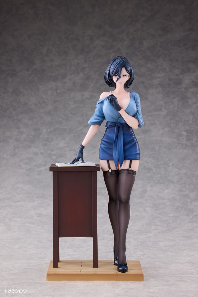 Original Character PVC Statue 1/6 Toutotsu ni Nugidasu Tennen Bijutsu Kyoushi Rumi Illustration by Keso Shirou 28 cm