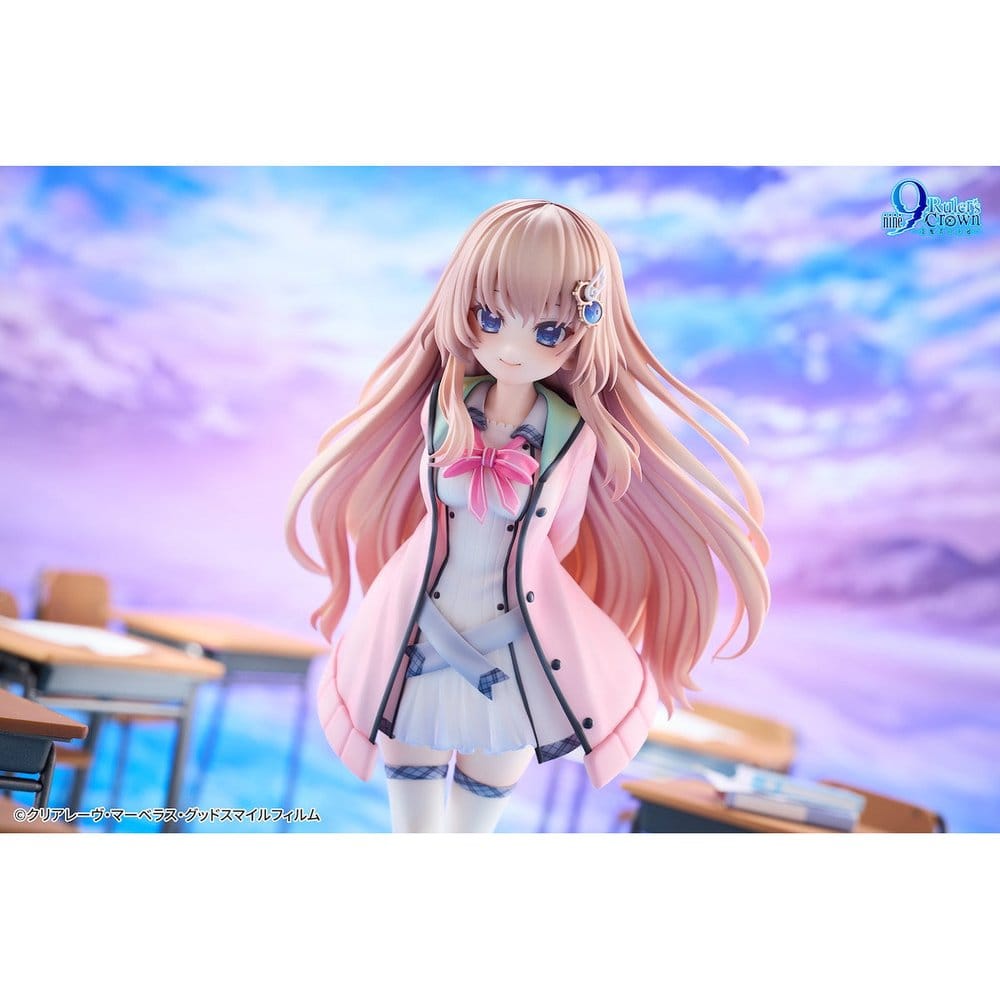 9-nine- PVC Figure 1/6 Ruler's Crown Miyako Kujo 25 cm