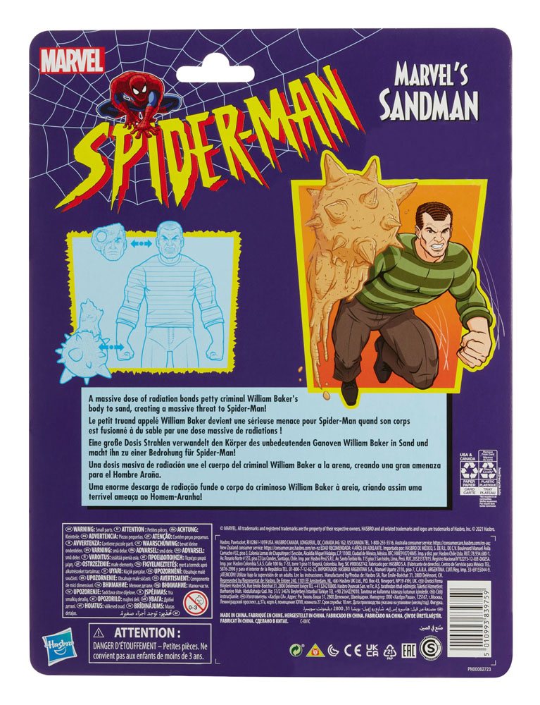 Spider-Man Marvel Legends Series Action Figure Marvel's Sandman 15 cm