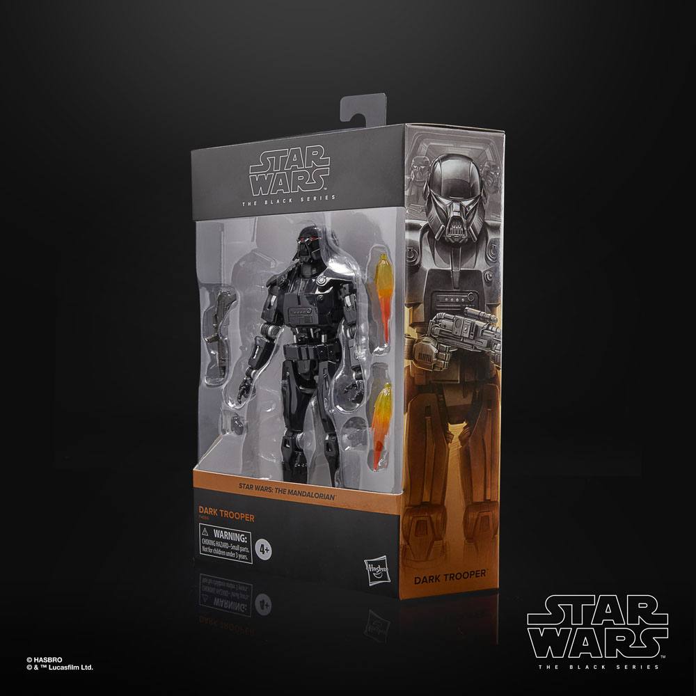 Star Wars: The Mandalorian Black Series Deluxe Action Figure 2022 Dark Trooper 15 cm *Damaged box*