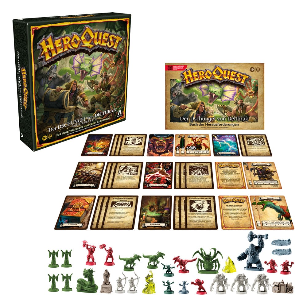 HeroQuest Board Game Expansion The Jungle of Delthrak Quest Pack *German Version*