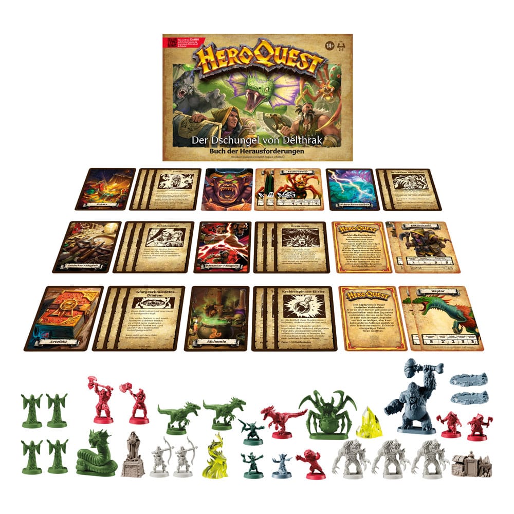 HeroQuest Board Game Expansion The Jungle of Delthrak Quest Pack *German Version*