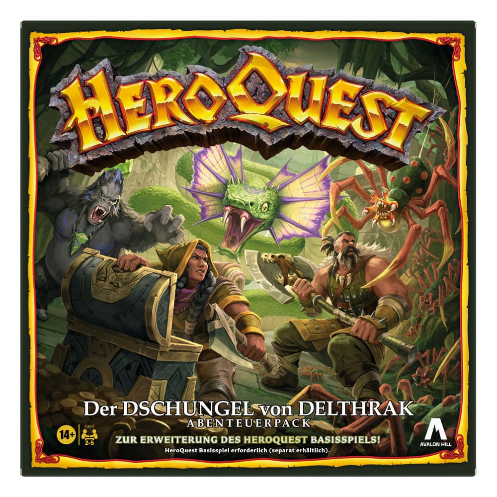 HeroQuest Board Game Expansion The Jungle of Delthrak Quest Pack *German Version*