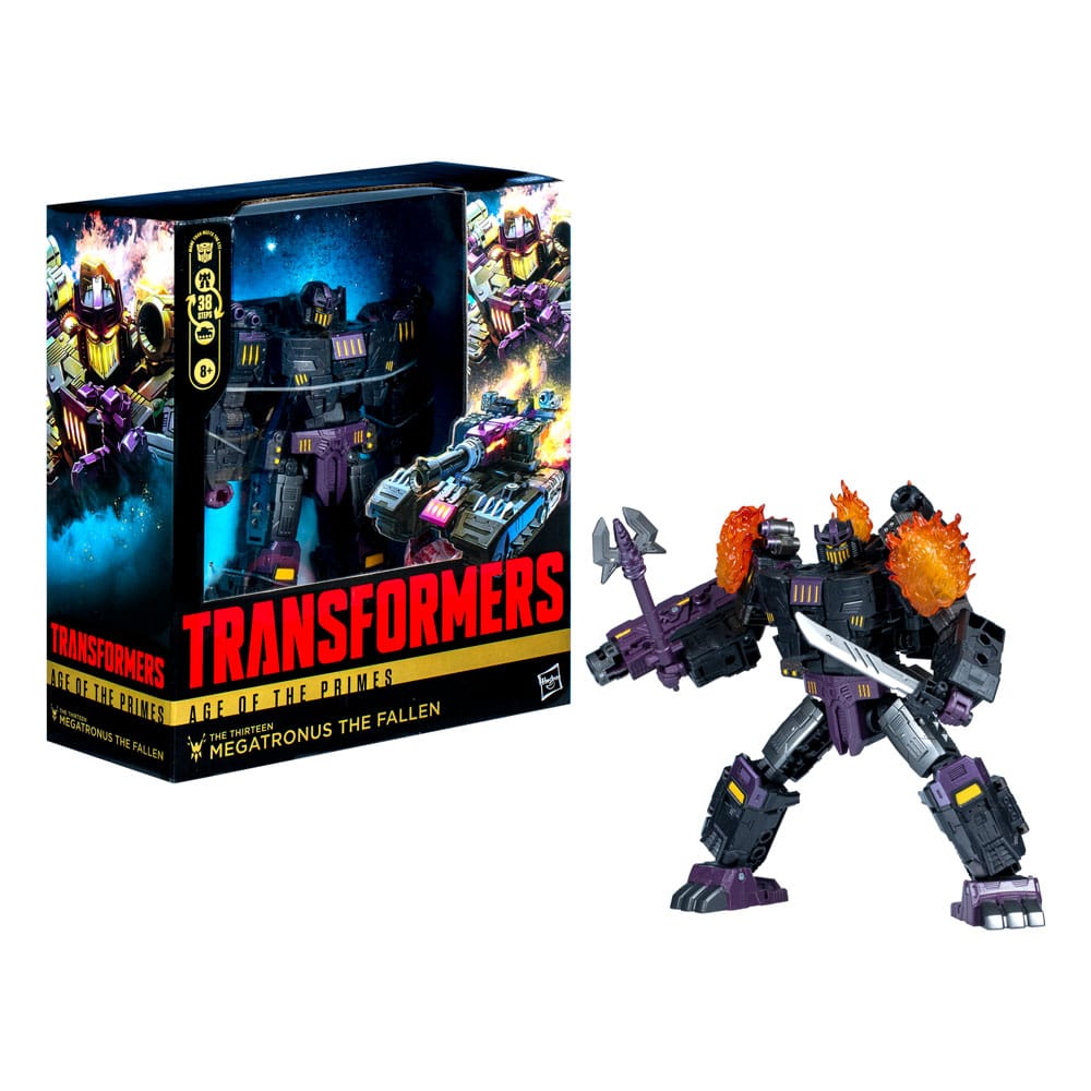 Transformers Age of the Primes Leader Class Action Figure The Thirteen Megatronus the Fallen 19 cm