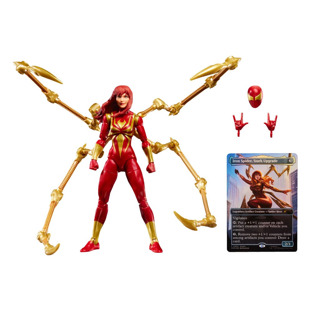 Marvel Legends Magic: The Gathering Action Figure Mary Jane Watson (Iron Spider) (plus Exclusive Foil Card) 15 cm