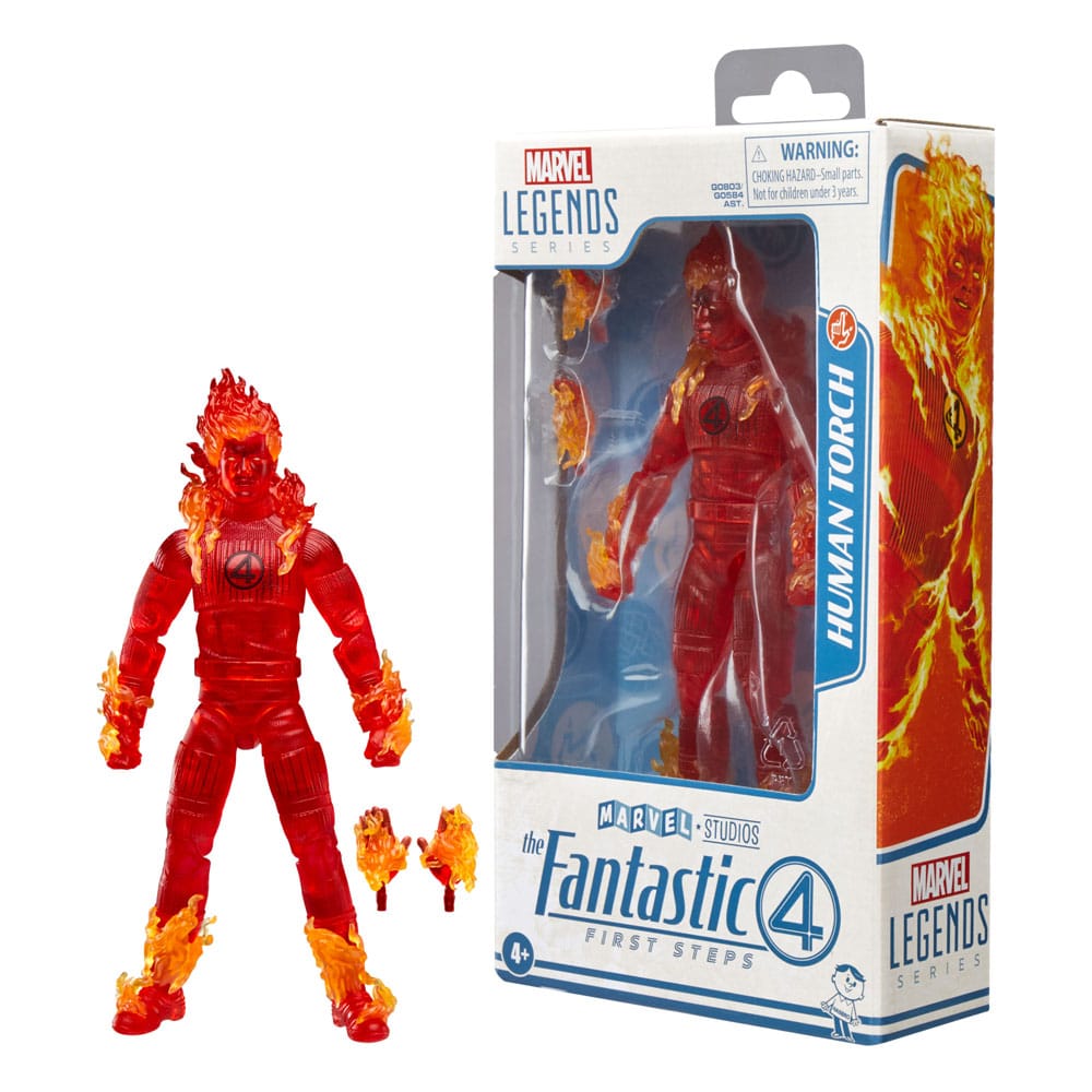 The Fantastic Four: First Steps Marvel Legends Action Figure Human Torch 15 cm