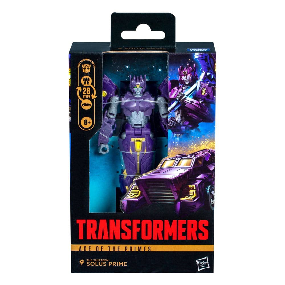 Transformers Age of the Primes Deluxe Class Action Figure The Thirteen Autobot Solus Prime 14 cm