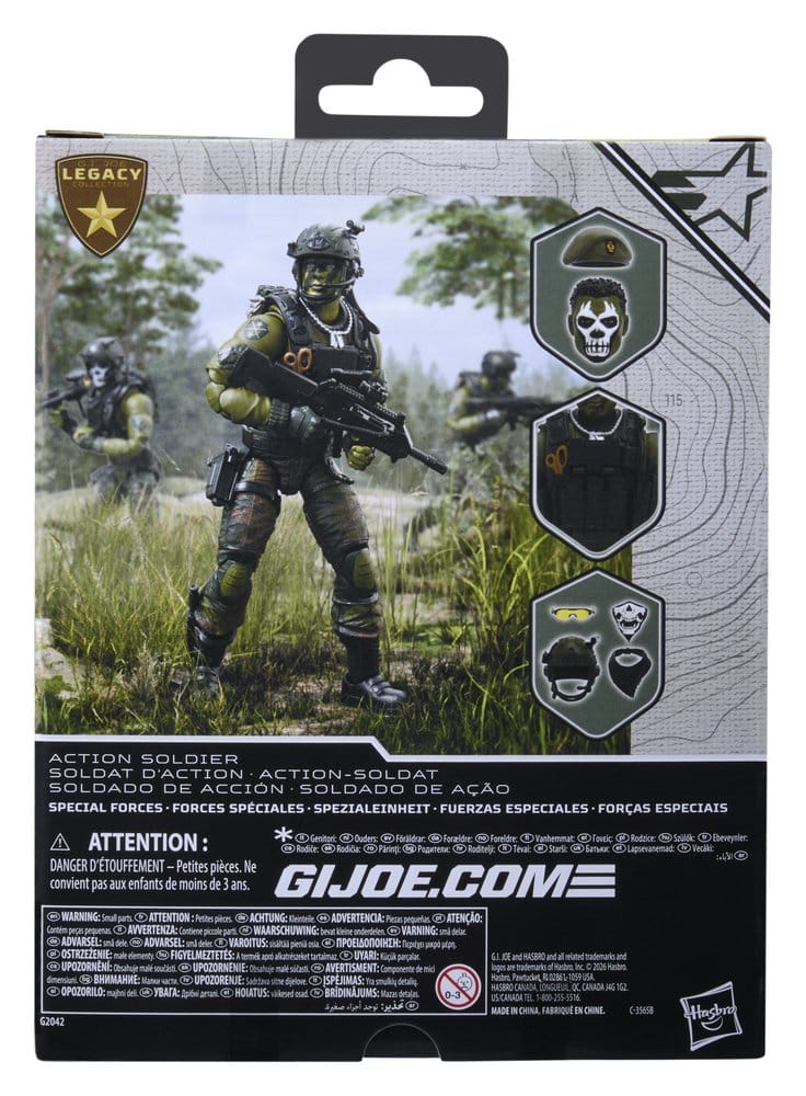 G.I. Joe Classified Series Legacy Collection Action Figure Action Soldier - Special Forces 15 cm