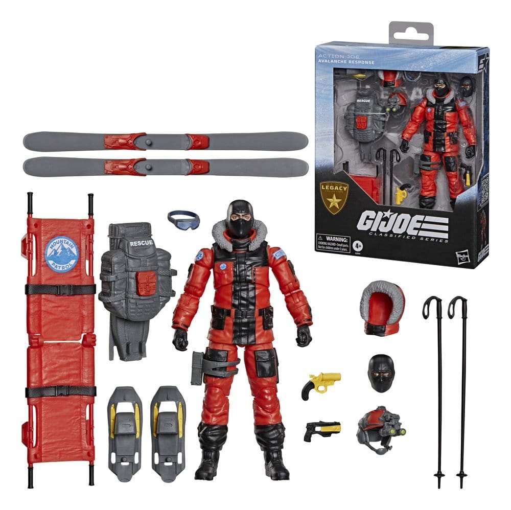 G.I. Joe Classified Series Legacy Collection Action Figure Action Joe - Avalanche Response 15 cm