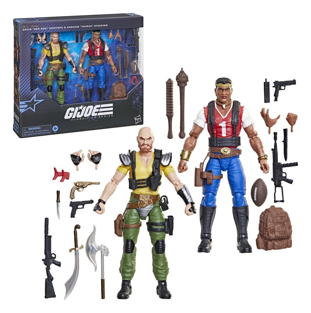 G.I. Joe Classified Series Action Figure 2-Pack #193 David "Red Dog" Taputapu & Varujan "Taurus" Ayvazyan 15 cm