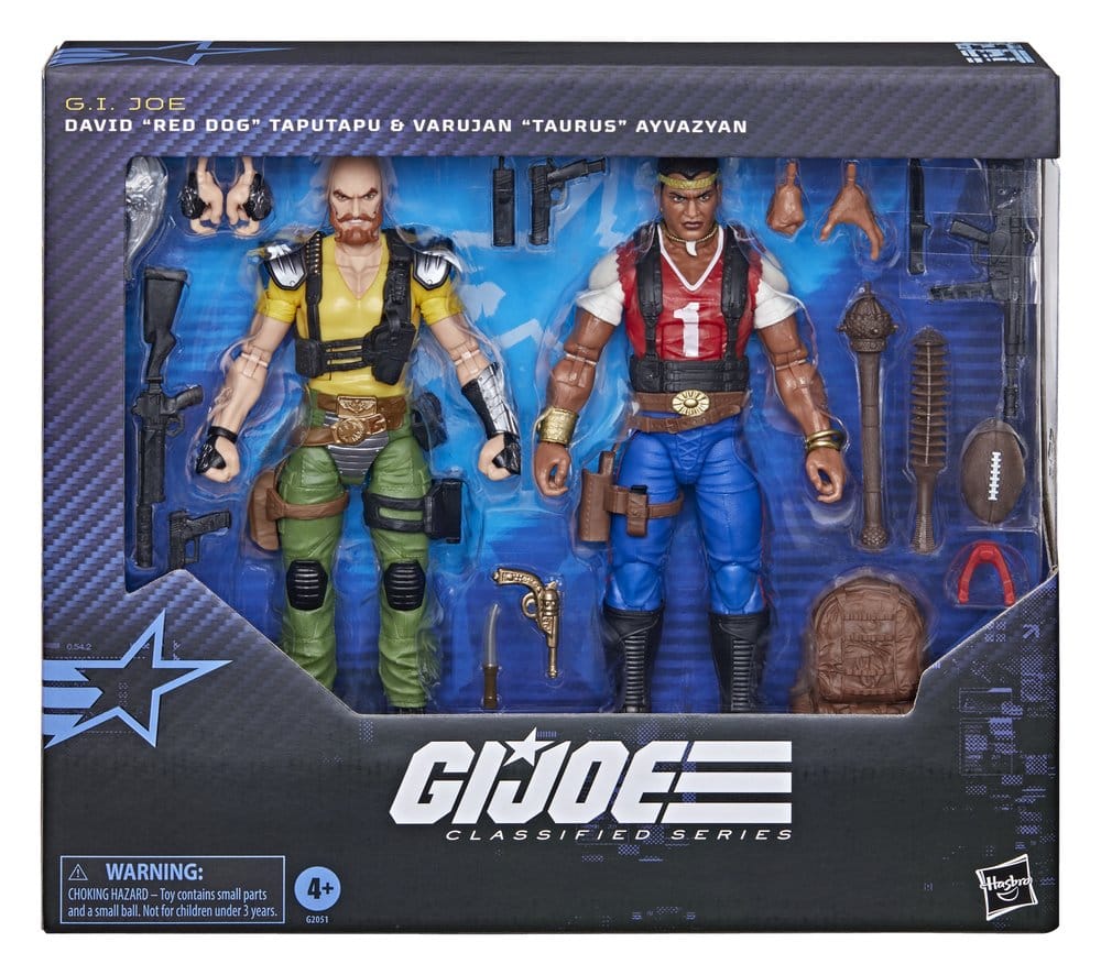 G.I. Joe Classified Series Action Figure 2-Pack #193 David "Red Dog" Taputapu & Varujan "Taurus" Ayvazyan 15 cm