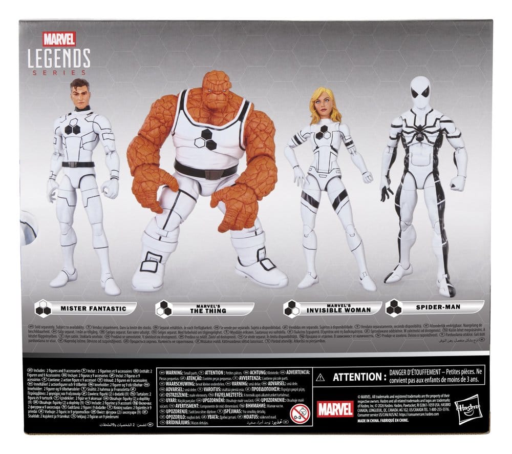 Future Foundation Marvel Legends Action Figure 2-Pack The Thing & Invisible Woman 15 cm