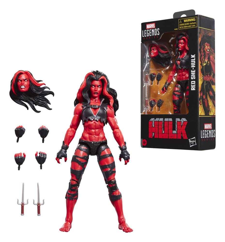 Hulk Marvel Legends Action Figure Red She-Hulk 15 cm