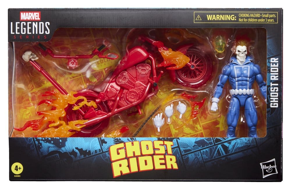 Ghost Rider Marvel Legends Action Figure  Johnny Blaze with Motorcycle 15 cm
